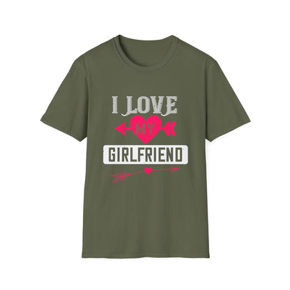 Valentine's Day Unisex T-Shirt - I Love My Girlfriend Design