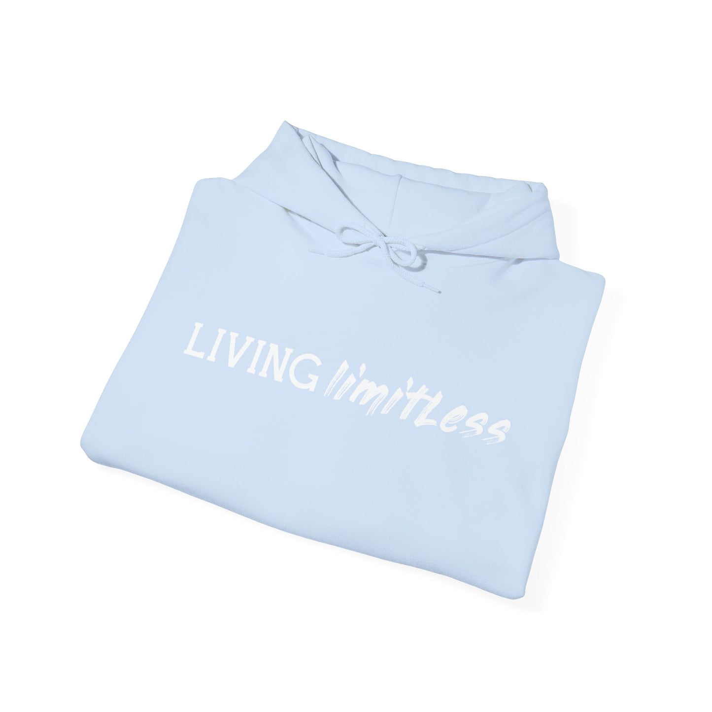 Motivational Unisex Hooded Sweatshirt - Living Limitless Design