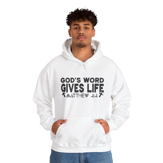 God's Word Gives Life - Christian Hoodie | Inspirational Faith Apparel