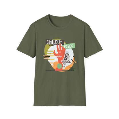 Motivational Unisex T-Shirt - Chillout Peace Design