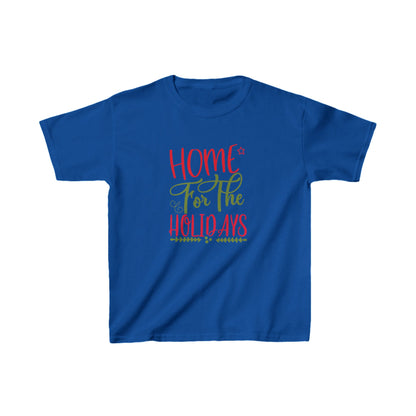 Christmas Unisex Kids T-Shirt - Home For The Holidays Design