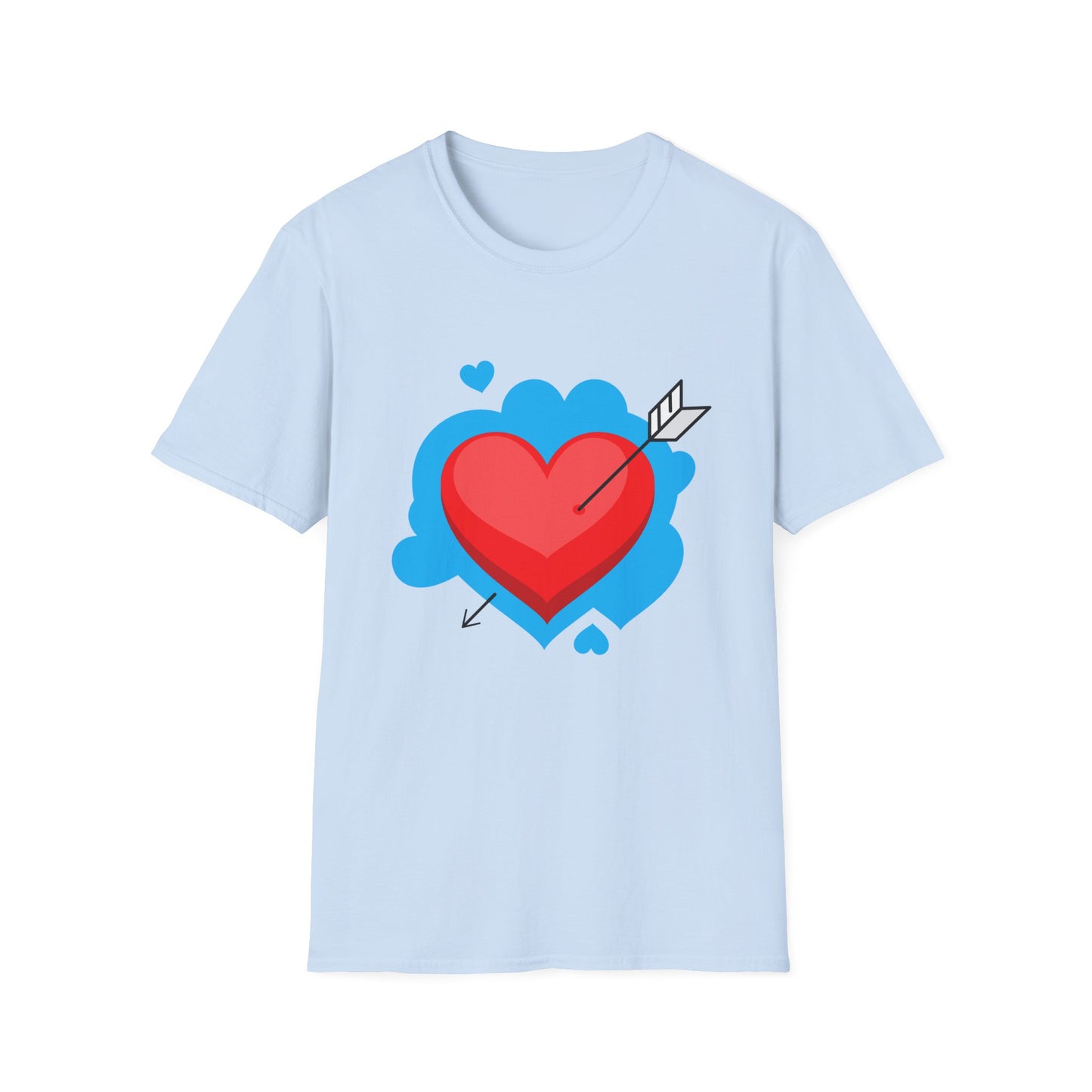 Valentine's Day Unisex T-Shirt - Simple Heart Design