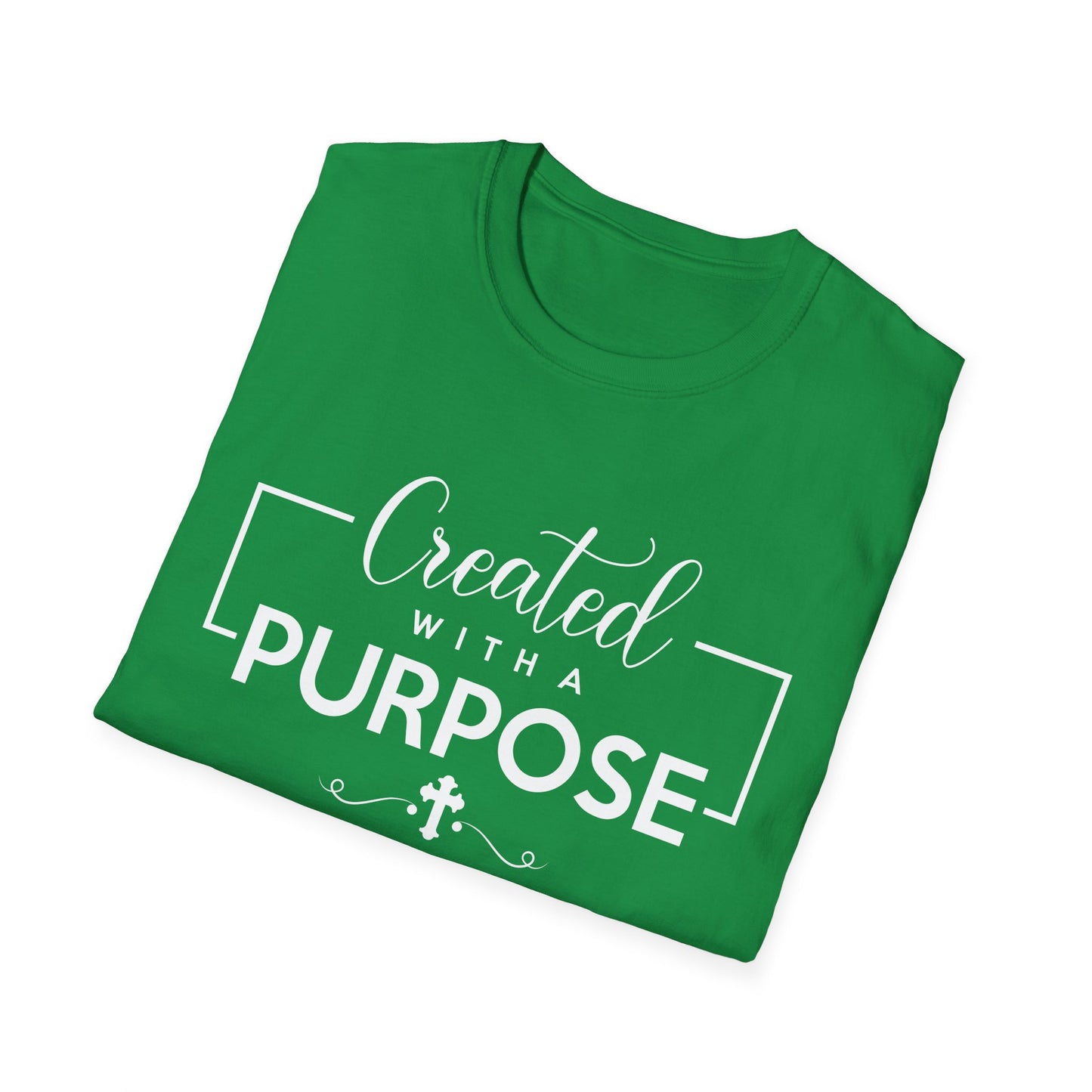 Christian Unisex T-Shirt - Created With A Purpose Design