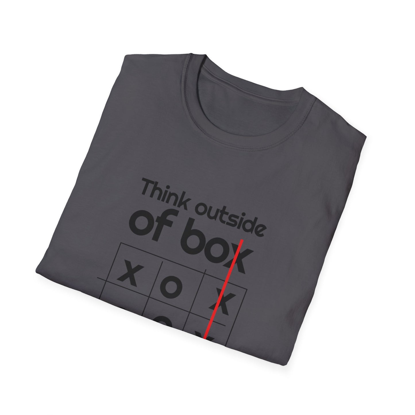 Motivational Unisex T-Shirt - Think Outside The Box Design