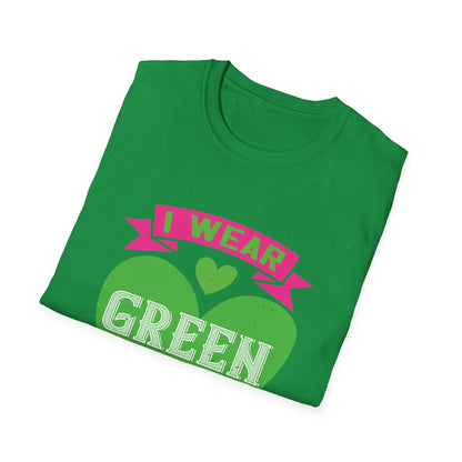 Mother's Day Unisex T-Shirt - I Wear Green For My Mom Design