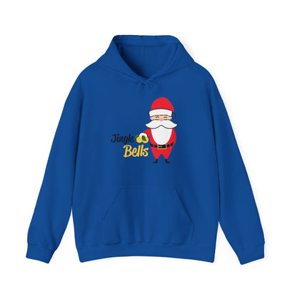 Christmas Unisex Hooded Sweatshirt - Jingle Bells Santa Design