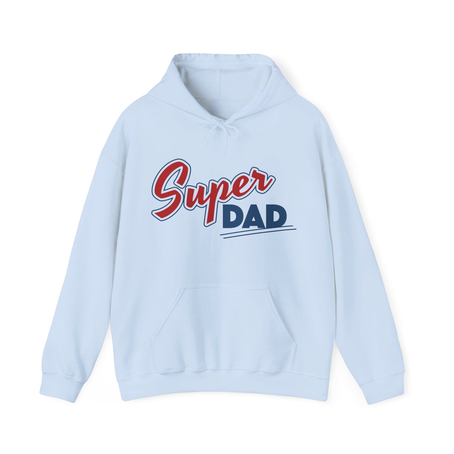 Father's Day Unisex Hooded Sweatshirt - Super Dad Design