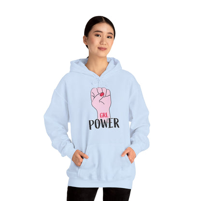 Motivational Unisex Hooded Sweatshirt - GRL Power Design