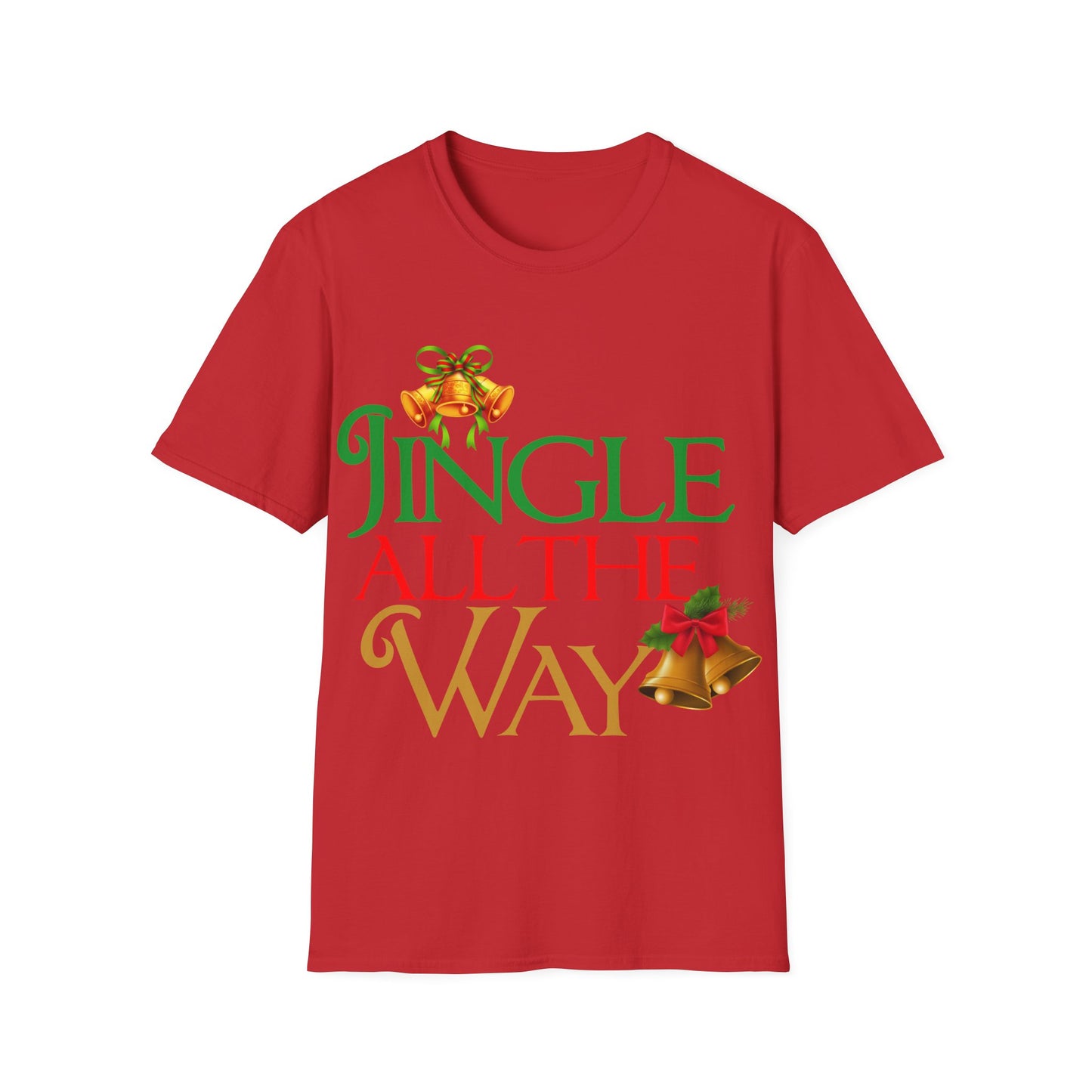 Christmas Unisex T-Shirt - Jingle All the Way Design