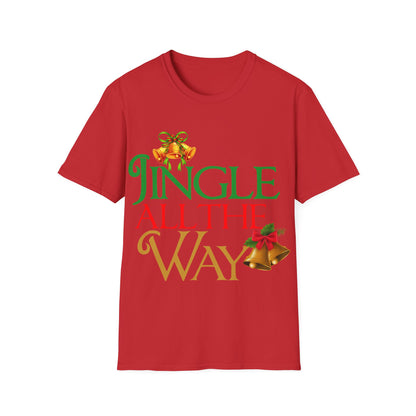 Christmas Unisex T-Shirt - Jingle All the Way Design