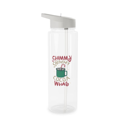 Tritan Water Bottle - Shimmy Shimmy Cocoa What Design