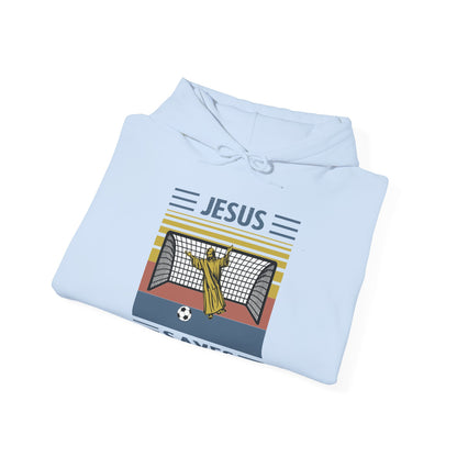 Christian Unisex Hooded Sweatshirt - Jesus Saves Design