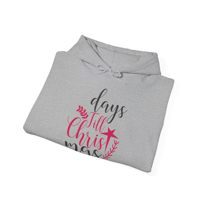 Christmas Unisex Hooded Sweatshirt - Days Till Christmas Design