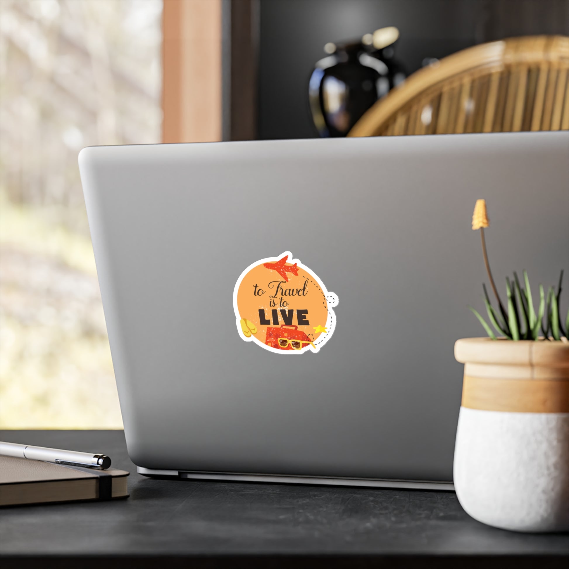 To Travel Is To Live Sticker - Motivational Treats