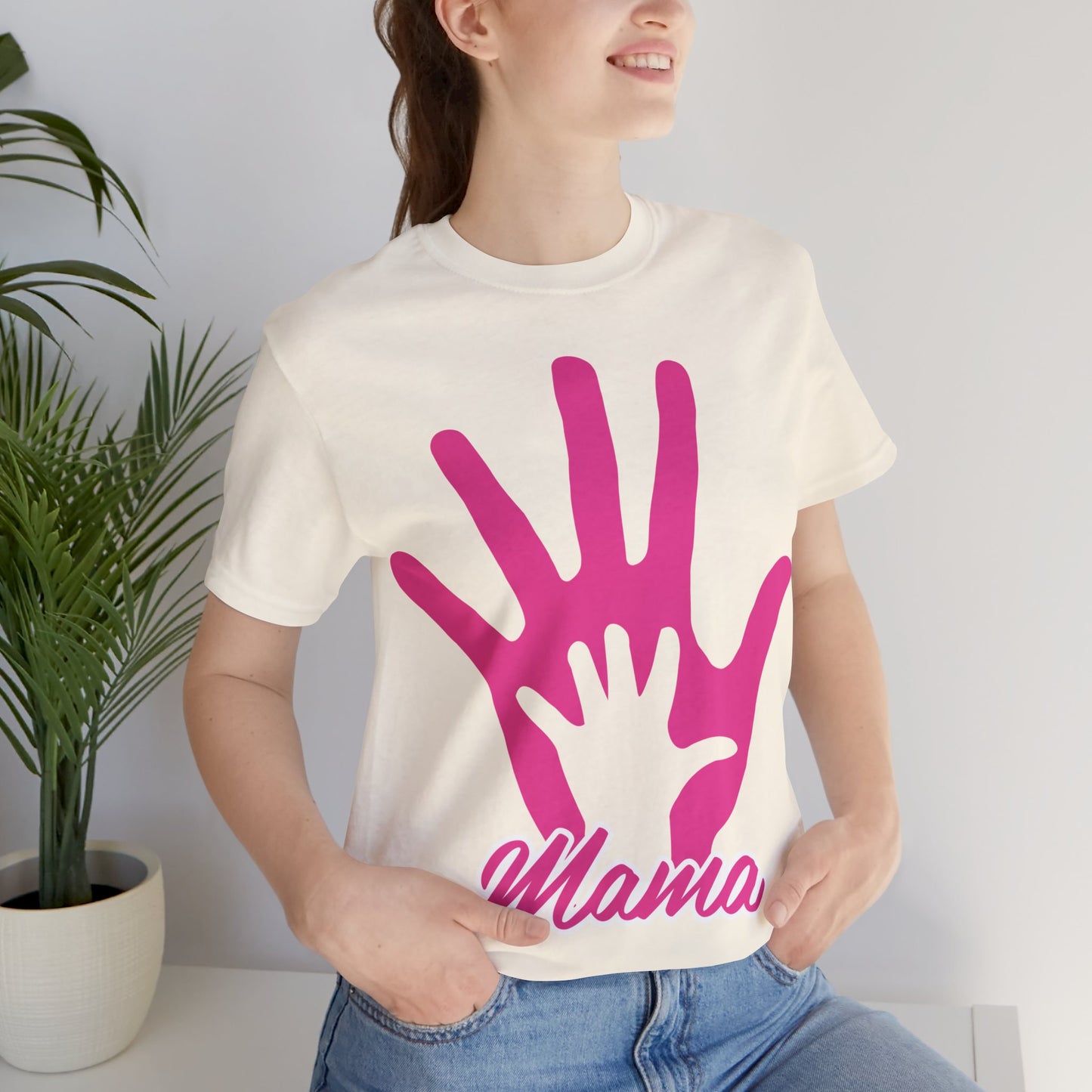 Mama's Hand Mother's Day Short Sleeve T-Shirt - Unisex