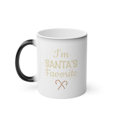 Christmas Color Changing Mug - I'm Santa's Favorite Design