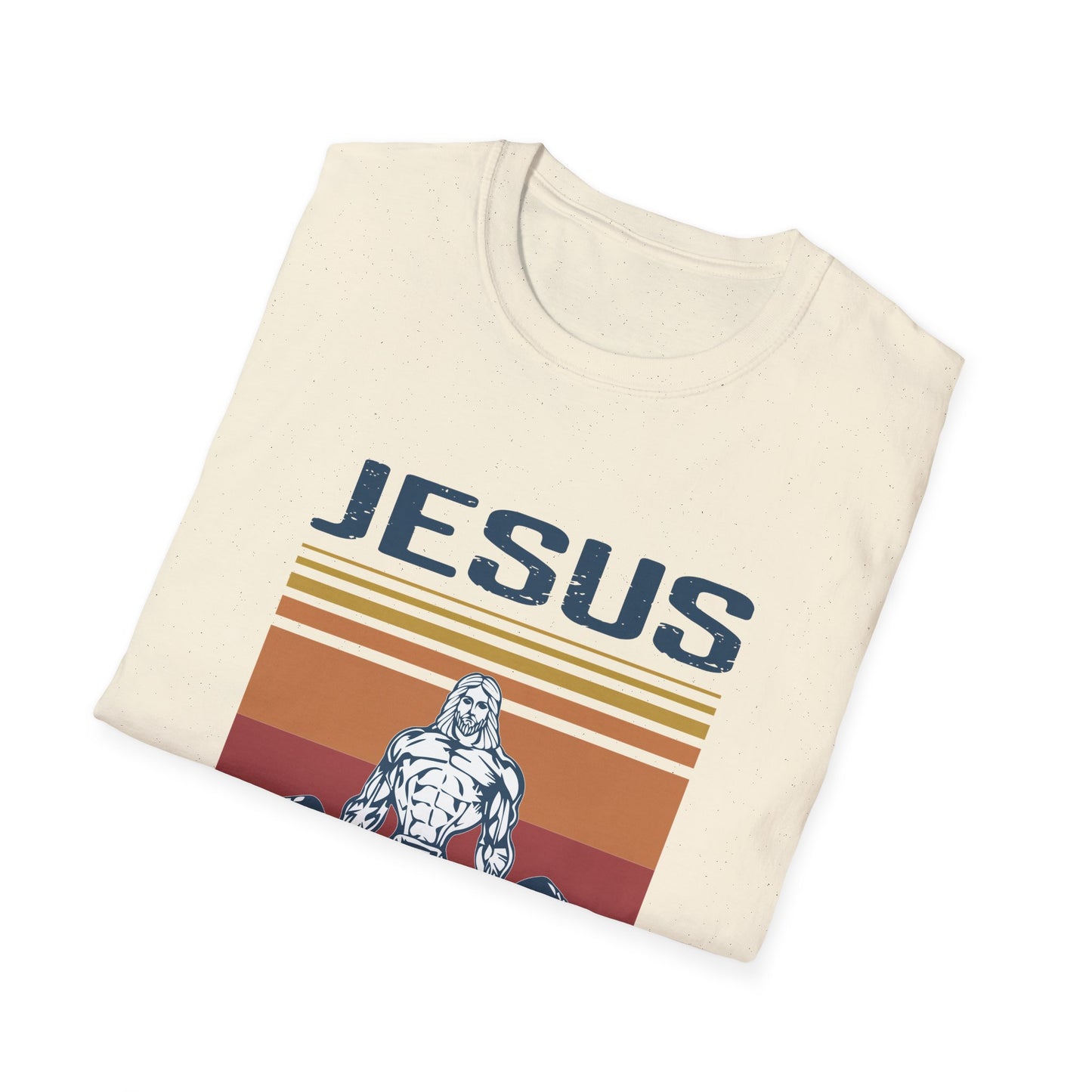 Christian Unisex T-Shirt - Jesus The Ultimate Deadlifter Design