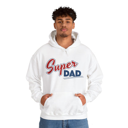 Father's Day Unisex Hooded Sweatshirt - Super Dad Design