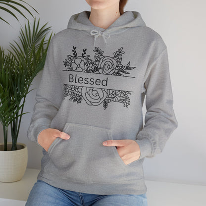 Christian Unisex Hooded Sweatshirt - Blessed Design