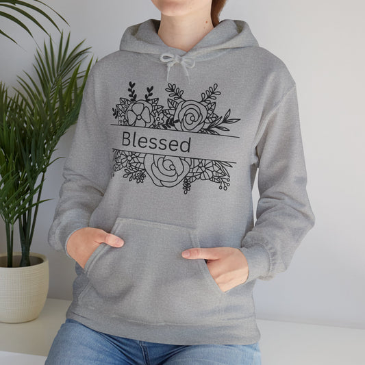 Christian Unisex Hooded Sweatshirt - Blessed Design