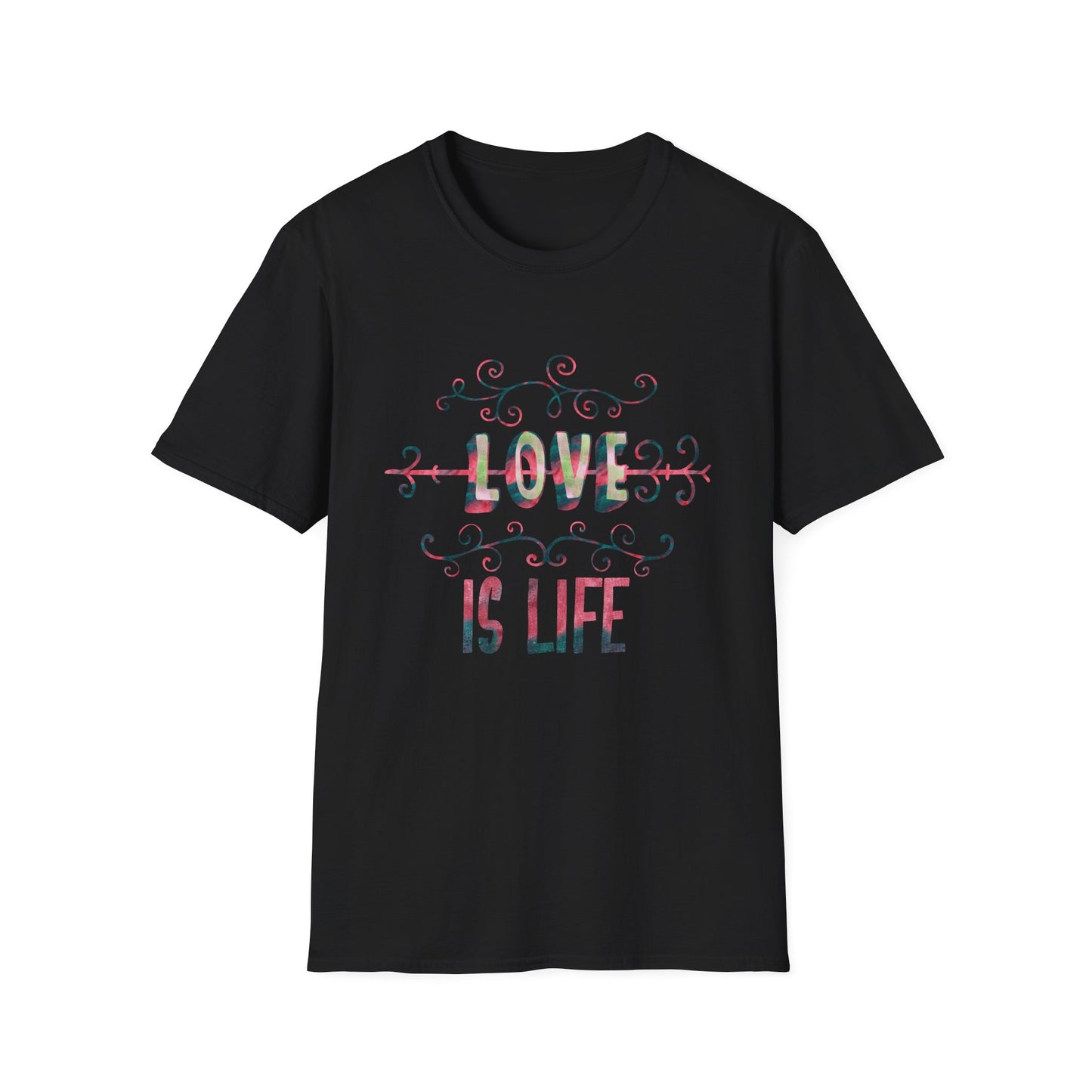 Valentine's Day Unisex T-Shirt - Love Is Life Design