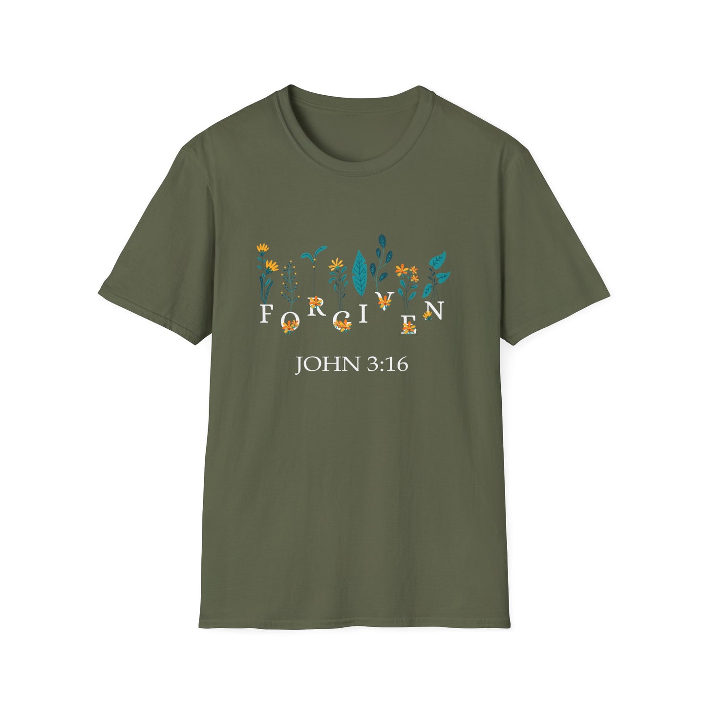 Christian Unisex T-Shirt - Forgiven Design