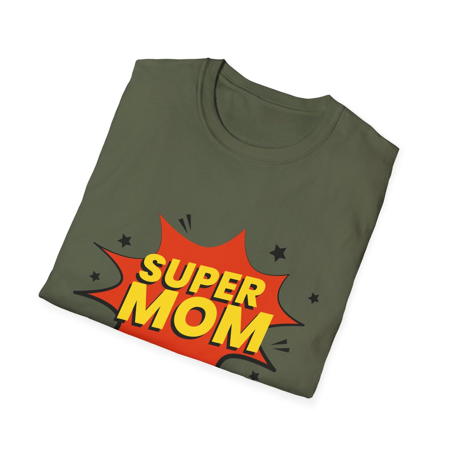 Mother's Day Unisex T-Shirt - Super Mom Pop Design