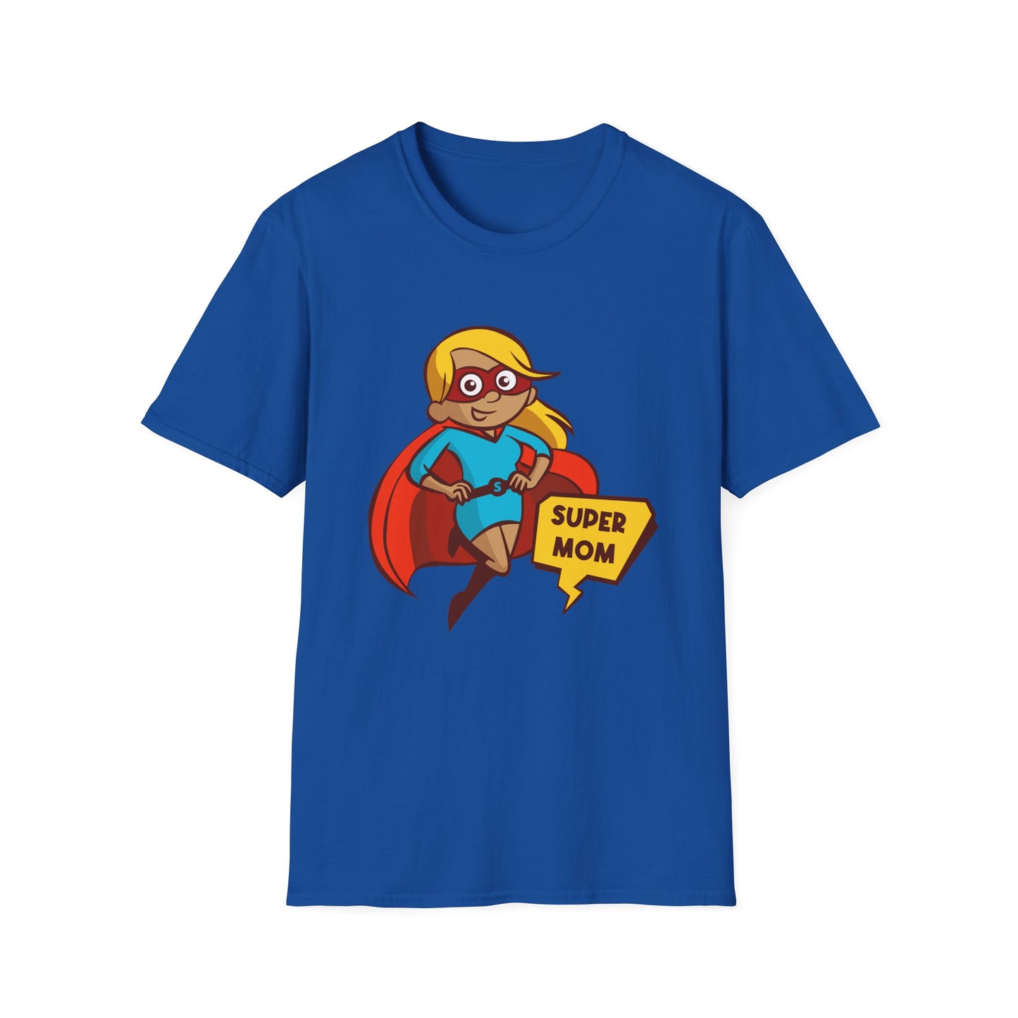 Mother's Day Unisex T-Shirt - Super Mom Flying Design