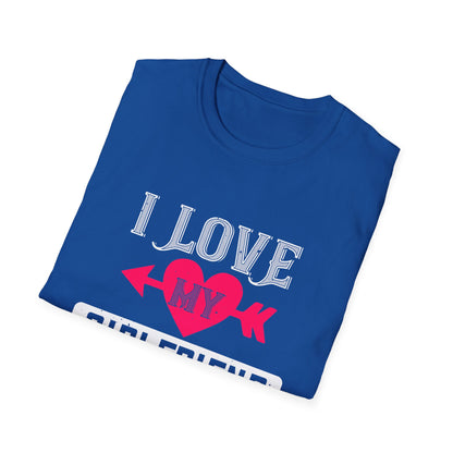 Valentine's Day Unisex T-Shirt - I Love My Girlfriend Design