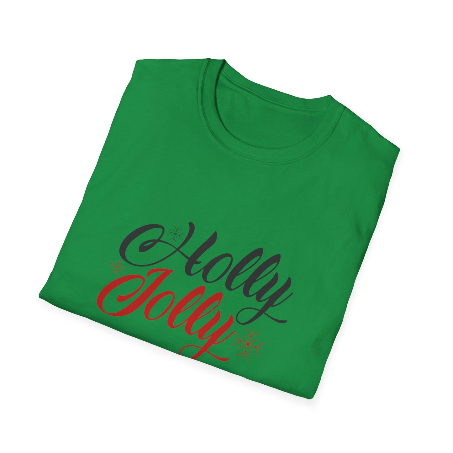 Christmas Unisex T-Shirt - Holly Jolly Design