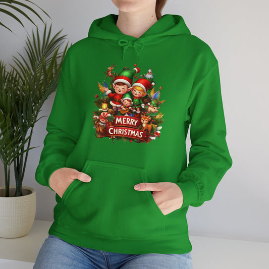 Festive Elves Christmas Hoodie - Unisex