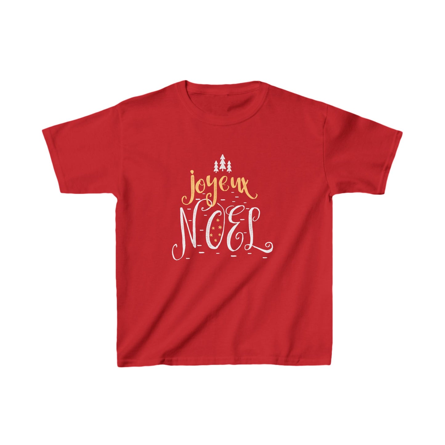 Christmas Unisex Kids T-Shirt - Joyeux Noel Design