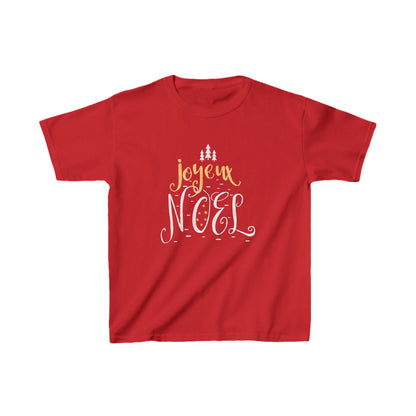 Christmas Unisex Kids T-Shirt - Joyeux Noel Design