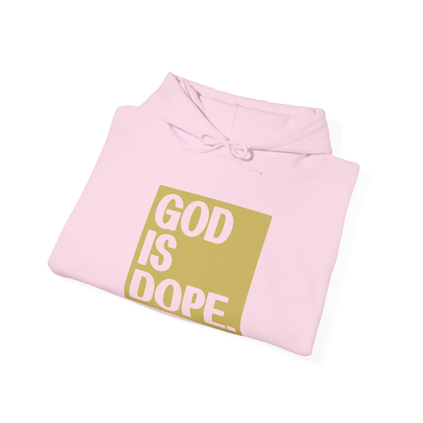 Christian Unisex Hooded Sweatshirt - God Is Dope Design