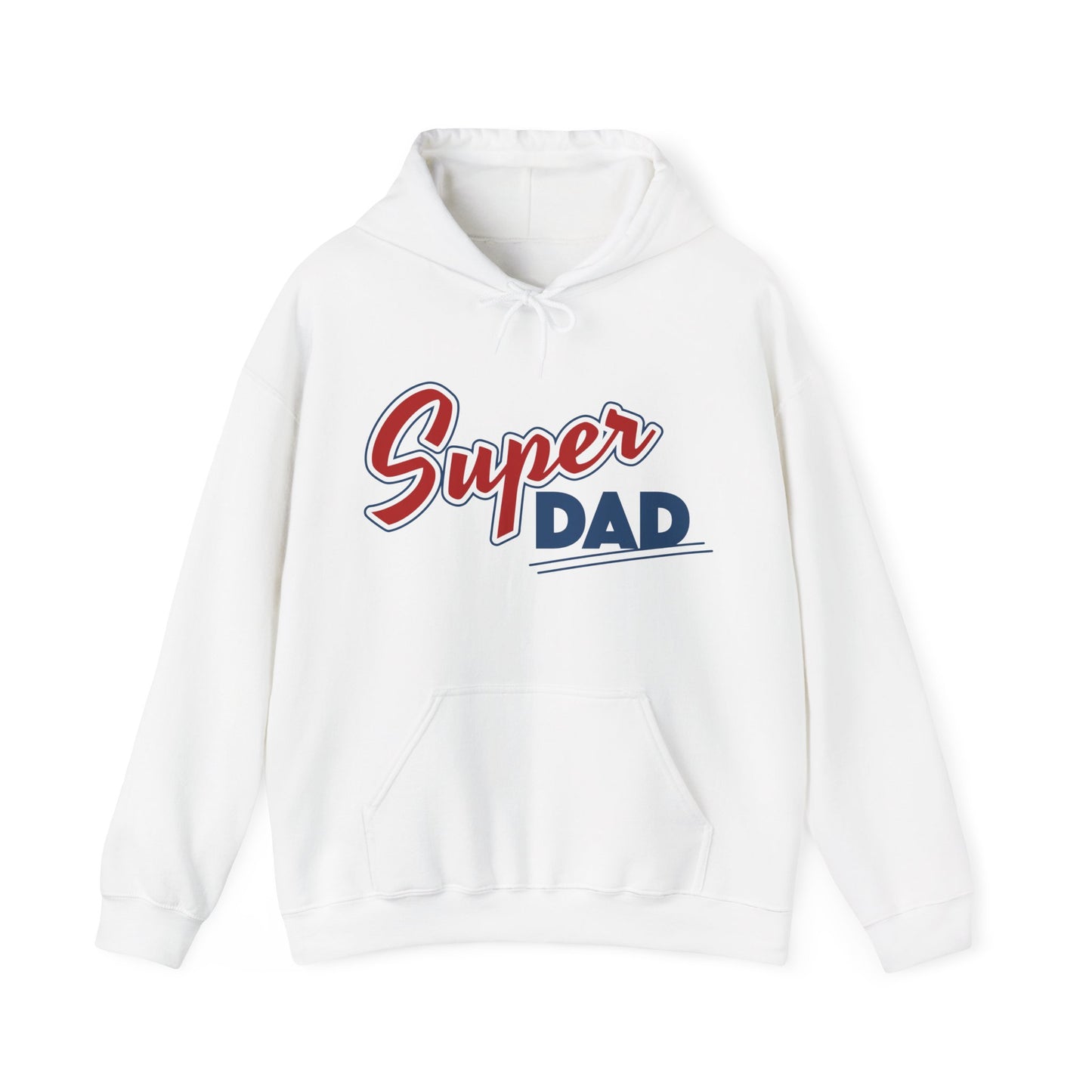 Father's Day Unisex Hooded Sweatshirt - Super Dad Design