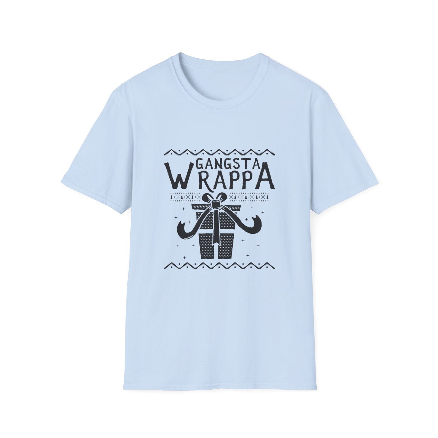 Christmas Unisex T-Shirt - Gangsta Wrappa Design