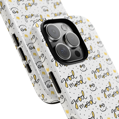 Motivational Tough Cases for iPhone - Good Mood Pattern Design