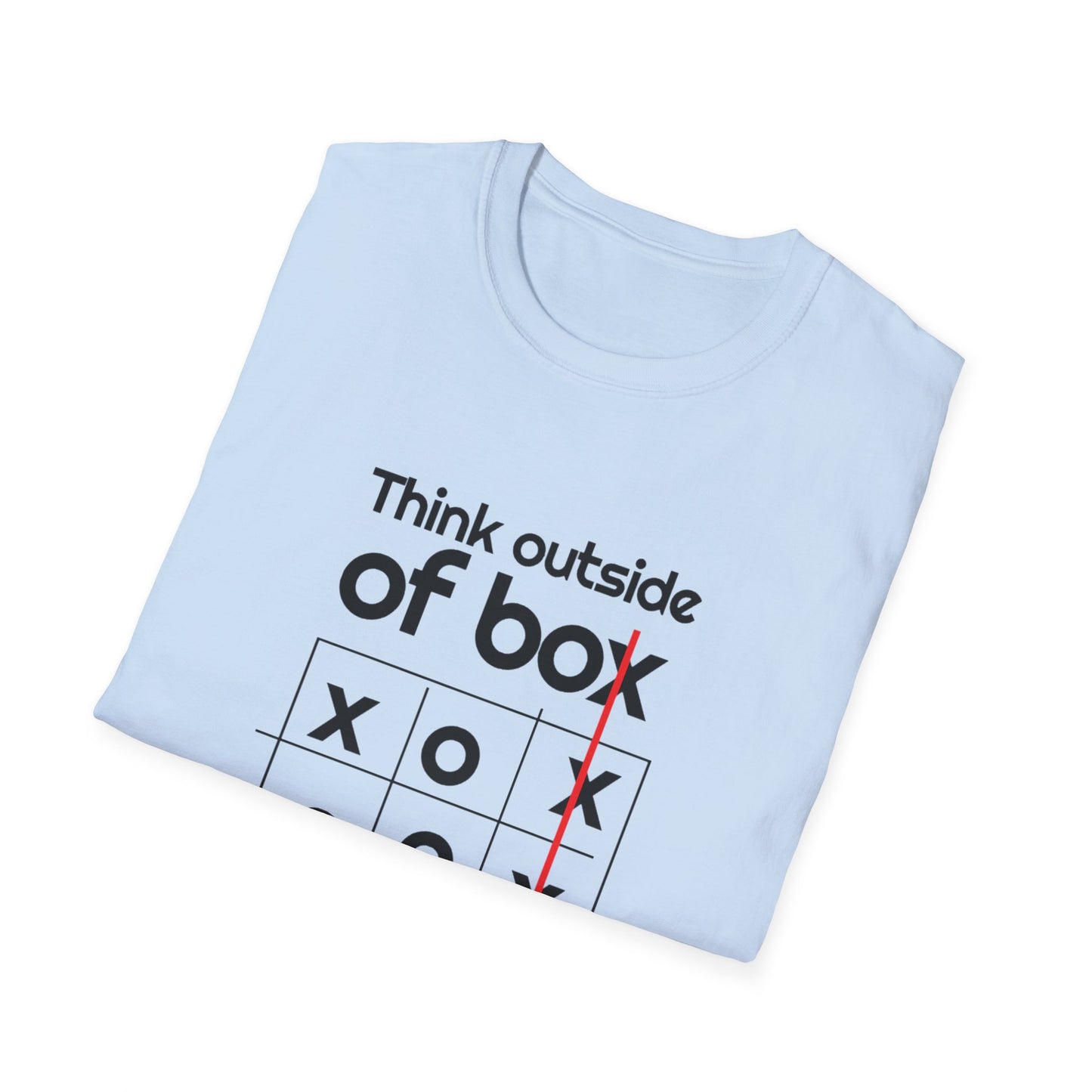 Motivational Unisex T-Shirt - Think Outside The Box Design