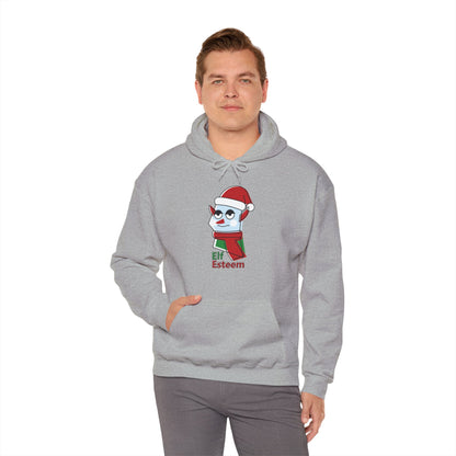 Christmas Unisex Hooded Sweatshirt - Elf Esteem Design