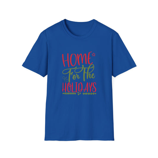 Christmas Unisex T-Shirt - Home For The Holidays Design