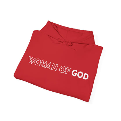 Christian Unisex Hooded Sweatshirt - Woman Of God Design