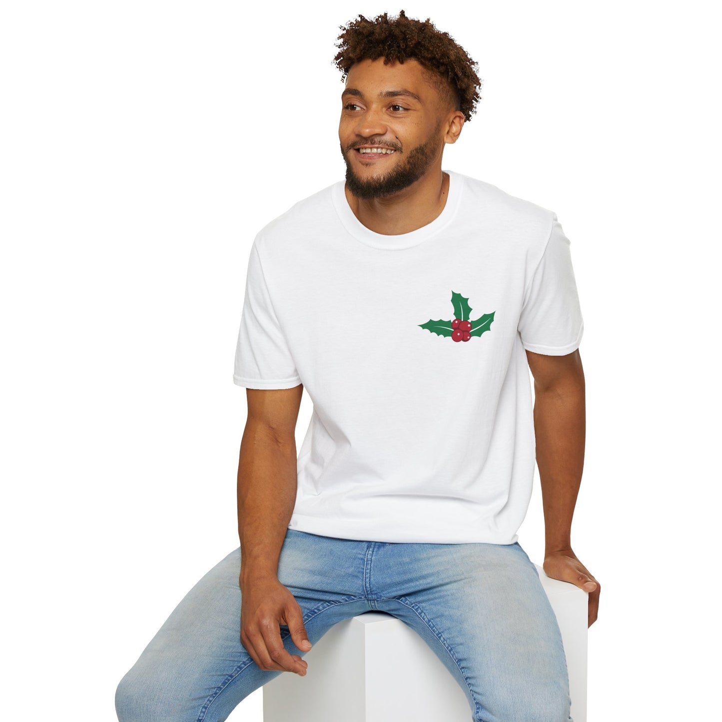 Christmas Unisex T-Shirt - Mistletoe Design