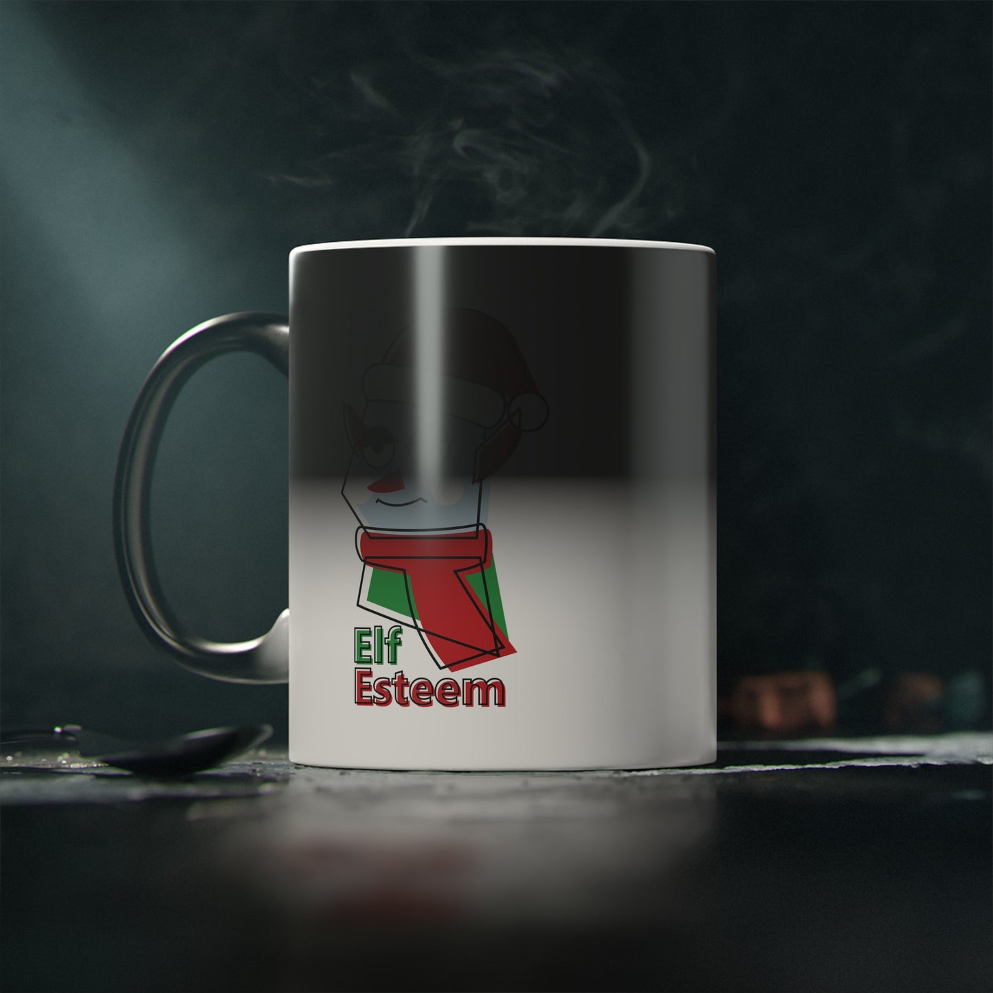 Christmas Color Changing Mug - Elf Esteem Design