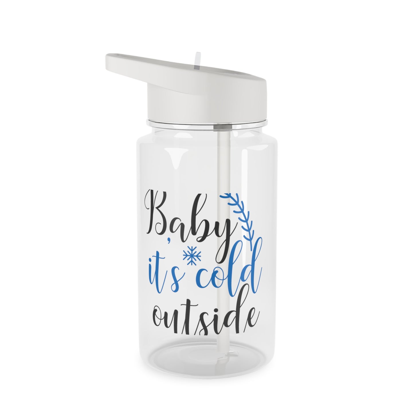 Tritan Water Bottle - Baby It's Cold Outside Design