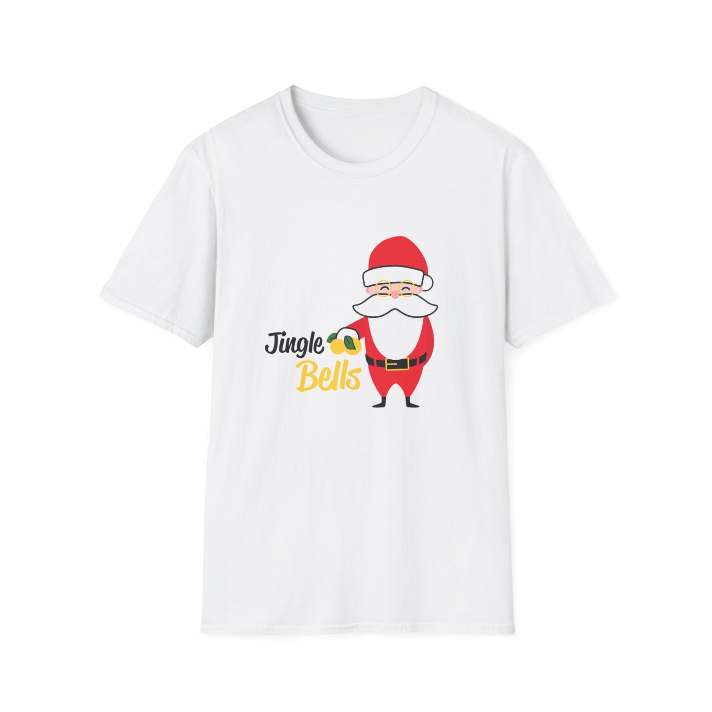 Christmas Unisex T-Shirt - Jingle Bells Santa Design