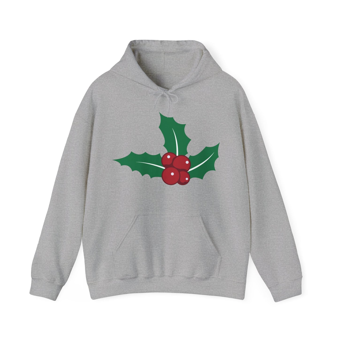 Christmas Unisex Hooded Sweatshirt - Mistletoe Design