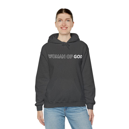 Christian Unisex Hooded Sweatshirt - Woman Of God Design