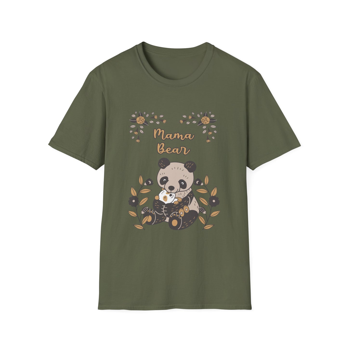 Mother's Day Unisex T-Shirt - Mama Bear Panda Design