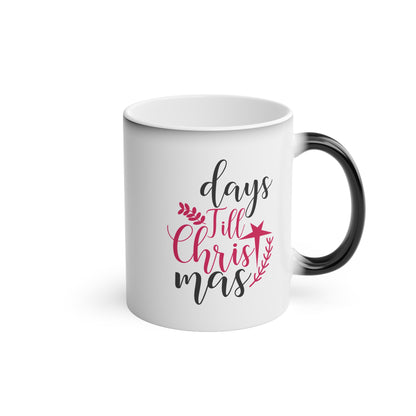 Christmas Color Changing Mug - Days Till Christmas Design