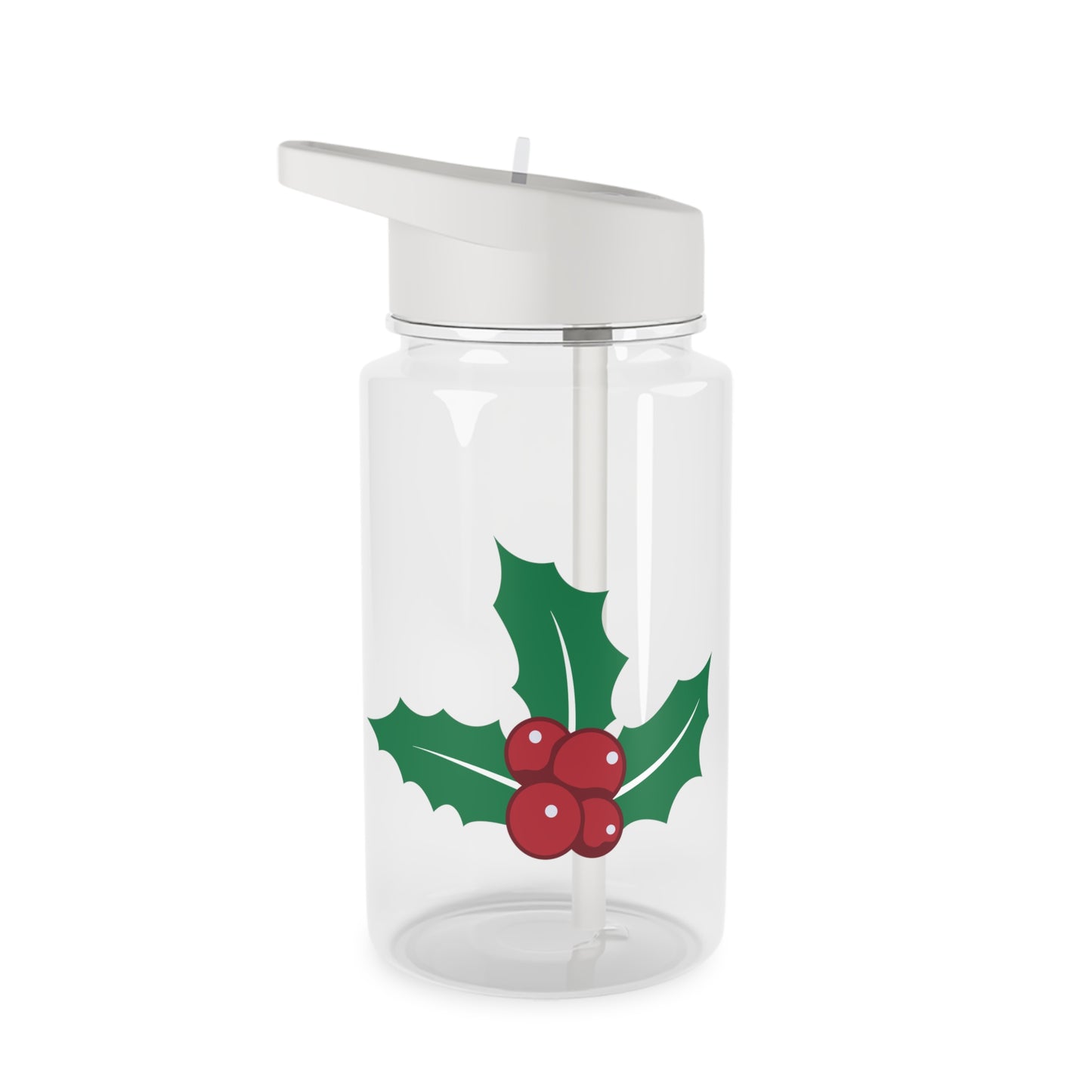 Tritan Water Bottle - Mistletoe Design